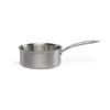 Casserole inox triply 18 cm sans revêtement induction et four – Livoo Brigade MEP160 – inox