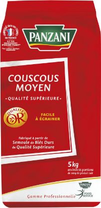 Panzani – Couscous grain moyen – Sac 5 kg