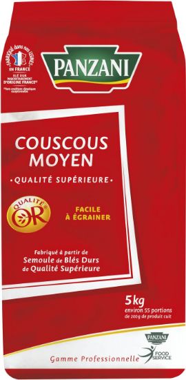 Panzani – Couscous grain moyen – Sac 5 kg