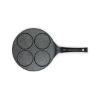 Poêle à pancakes 26 cm 4 empreintes aluminium forgé induction – Livoo MEP148 – gris