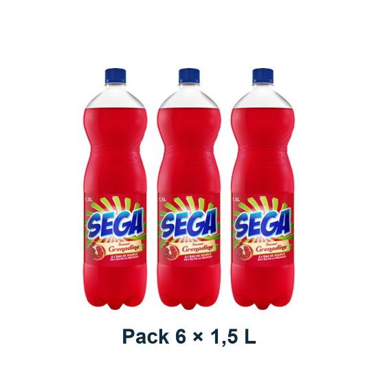 Sega Grenadine – pack de 6 bouteilles de 1,5 L