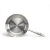 Poêle inox triply 24 cm sans revêtement induction et four – Livoo Brigade MEP158 – inox
