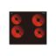 Plaque vitrocéramique 4 foyers 6 000 W commandes tactiles - Kryster KVITRO4ZH5