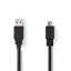Câble USB-A vers micro-USB 1 m D2 Diffusion, blanc brillant