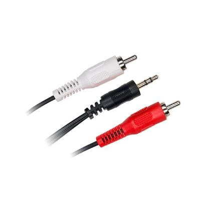 Câble audio jack 3,5 mm vers 2 RCA 5 m D2 Diffusion