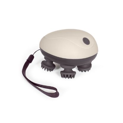 Masseur tête et cuir chevelu rechargeable 4 têtes étanche IPX4 – Livoo DOS202 – beige