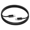 Câble USB-C vers USB-C 60 W noir – Jaym Collection POP