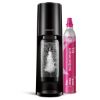 Machine à eau gazeuse SodaStream Classic – sans électricité, cylindre à clipser, 1 bouteille – Noire