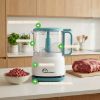 Mini hachoir électrique 250 W pulse et continu, orifice à sauces – Little Balance Happy Mix – émeraude
