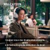 Casque Bluetooth à réduction de bruit 50 h multipoint noir - Sony WH-CH720N