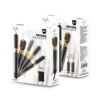 Brosse soufflante 5-en-1 1 000 W – Yoghi Airpro A6 – noir et doré