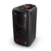Enceinte de soirée Bluetooth trolley 240 W karaoké lumières - Nedis SPPT2480BK