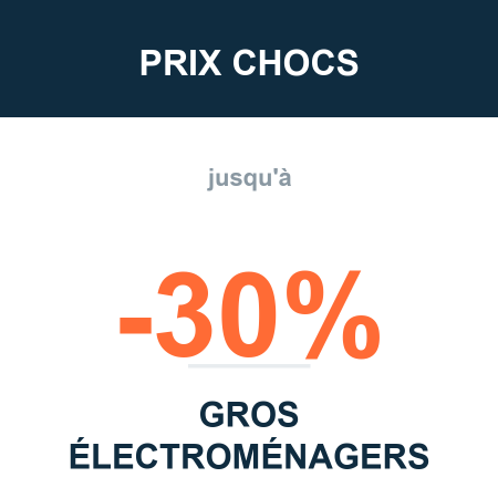 Image pour la catégorie Octobre Malin - Gros électroménagers