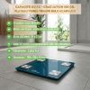 Pèse-personne impédancemètre connecté Bluetooth 180 kg – Little Balance i-Starty 28 – bleu Acapulco