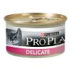 Pâtée chat Purina Pro Plan Delicate dinde – carton de 24 boîtes de 85 g