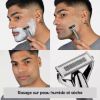 Tondeuse barbe et rasoir Babyliss X-Blade Super-X Metal OT996E – lame flexible, IPX7, 4 guides