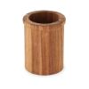Set de 4 ustensiles de cuisine acacia FSC et silicone avec pot – Livoo MES153 – terracotta