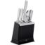 Bloc 5 couteaux inox et ciseaux avec aiguiseur intégré – Tefal Ever Sharp