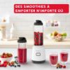 Mini blender 300 W avec 2 bouteilles à emporter – Moulinex Mix & Move – blanc