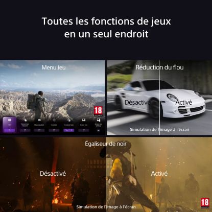 Téléviseur LED 43" (108 cm) 4K HDR Google TV BRAVIA 3 - Sony K43S35BPCEI
