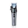 Tondeuse cheveux et barbe pro en métal avec éclairage LED – Becker X Strim – gris