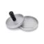 Presse à burger manuelle Ø 12 cm aluminium antiadhésif – Livoo MEN411 – gris