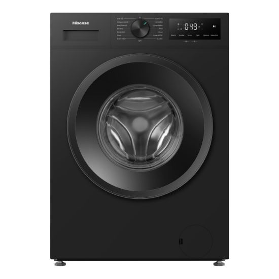 Lave-linge hublot 9 kg Inverter Vapeur noir - Hisense WF1I9022BK