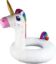 Bouée gonflable géante licorne 140 × 106 × 100 cm dès 3 ans – Sport & Fun – blanc et arc-en-ciel