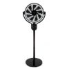 Ventilateur sur pied 40 cm 25 W moteur DC 8 vitesses télécommande – Scholtès SCUS800DT – noir