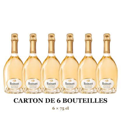 Champagne Ruinart Blanc de Blanc – carton de 6 bouteilles de 75cl