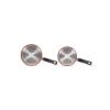 Set de 2 casseroles 18 et 20 cm aluminium antiadhésif induction – Livoo Premier Chef MEP154R – rouge