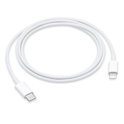 Câble USB-C vers Lightning 1 m, charge rapide iPhone – Apple MUQ93ZM/A – blanc