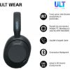 Casque Bluetooth à réduction de bruit basses ULT LDAC 50 h noir - Sony ULT WEAR WH-ULT900N