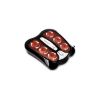 Masseur de pieds shiatsu 18 têtes avec chaleur infrarouge – Yoghi Massfoot – noir