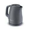 Bouilloire électrique Moulinex Plaino BY1M0B – 1,5 L, 2400 W, base 360°, grise