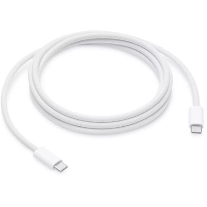 Câble de charge USB-C vers USB-C tressé 240 W, 2 m – Apple MYQT3ZM/A – blanc