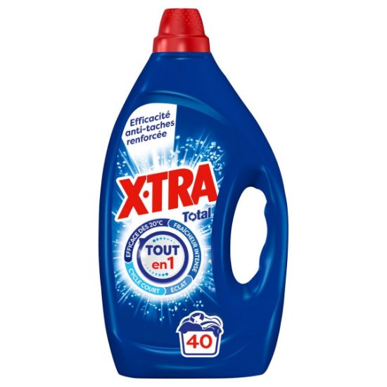 Lessive liquide X-TRA Total 40 lavages 1,80 L