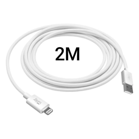 Câble USB-A vers Lightning MFi 2 m Jaym, blanc
