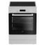 Cuisinière induction 4 foyers four 72 L catalyse écran tactile 60 cm - Beko FBE69303MWC