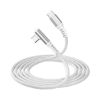 Câble renforcé coudé USB-C vers USB-C 60 W 2 m Force Power Lite