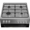 Cuisinière mixte 4 feux gaz four électrique 72 L chaleur brassée 60 cm - Beko FBE62131XDT