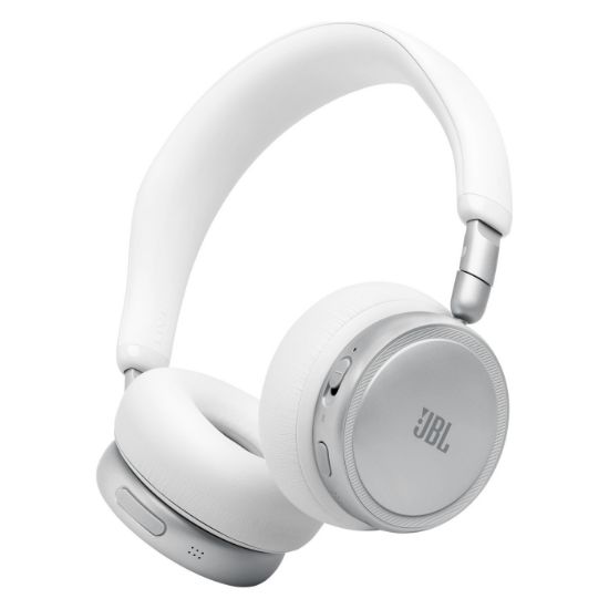 Casque supra-auriculaire sans fil à réduction de bruit adaptative – JBL Live 680NC – blanc