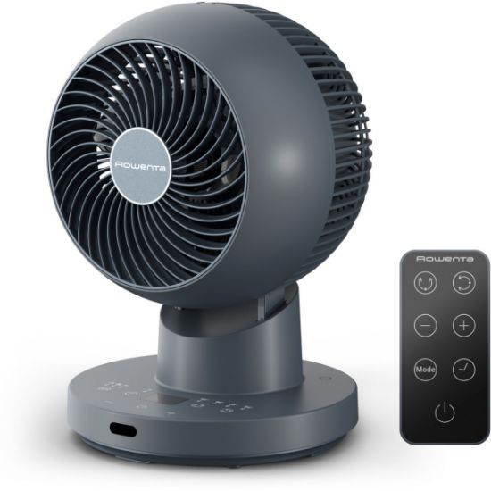 Ventilateur de table Rowenta Turbo Swift Compact QV2540F0 – oscillation 3D, 21 dB, 22 W