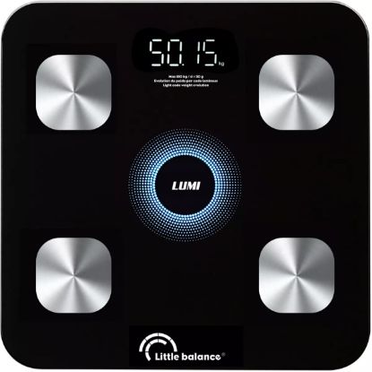 Impédancemètre connecté Bluetooth 14 analyses éclairage de tendance – Little Balance i-Lumi – noir