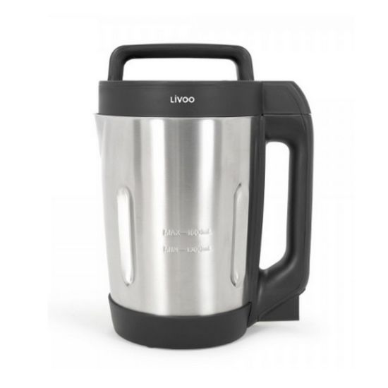 Blender chauffant à soupe 1,6 L 5 programmes – Livoo DOP260N – gris