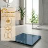 Pèse-personne électronique 180 kg, plateau verre trempé – Little Balance Starty SB – bleu Acapulco