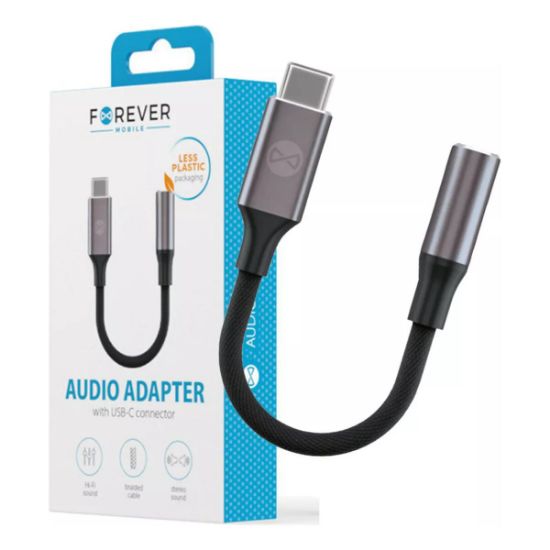 Adaptateur USB-C vers jack 3,5 mm Forever
