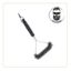 Brosse de nettoyage pour grille de barbecue, fils acier, 30 cm – Little Balance Baroud'Fire – noir