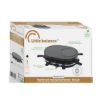 Appareil à raclette 8 personnes 1200 W plaque grill / crêpes – Little Balance Multi Cheese 8 – bleu nuit