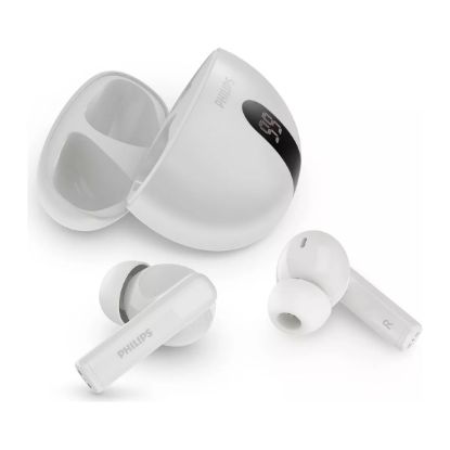 Écouteurs sans fil True Wireless réduction de bruit IPX4 20 h blanc - Philips TAT2520WT/00